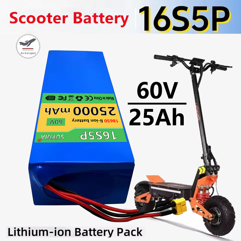 リチウムイオン充電池 60V 16S5P 25Ah 1865 - 60V 30Ah Electric Scooter Battery のレビューと価格